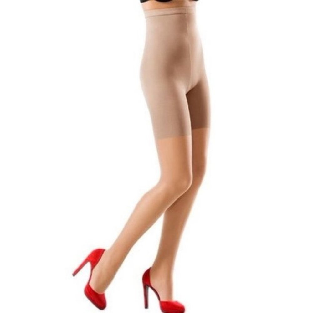 NWT Spanx All The Way Up High Waisted Tights Nude Size G New With Tags Shapewear